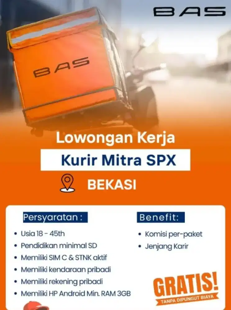 LOWONGAN KURIR SHOPEE EXPRESS