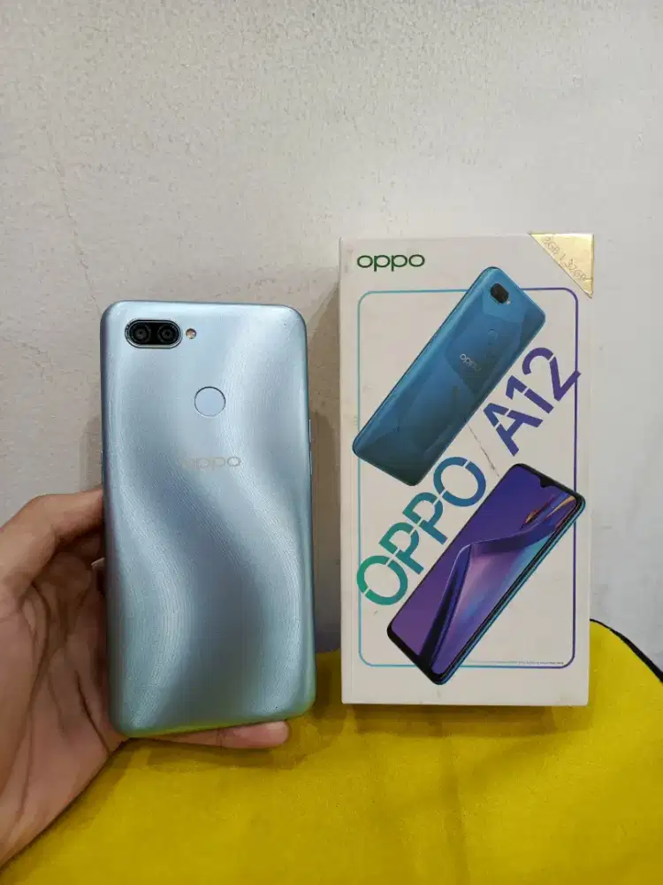 Oppo A12 3/32 Resmi Fullset, Mulus, Nominus, Siap Pakai