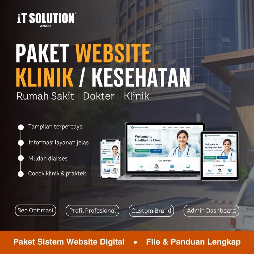 Paket Website Klinik dan Kesehatan di Bogor