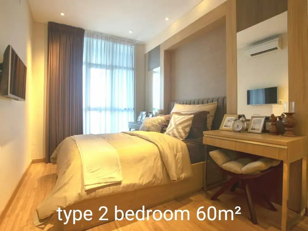 Sewa Apartemen Roseville Soho & Suite BSD – 2 BR Eksklusif Baru Murah Fully Furnished Electronic