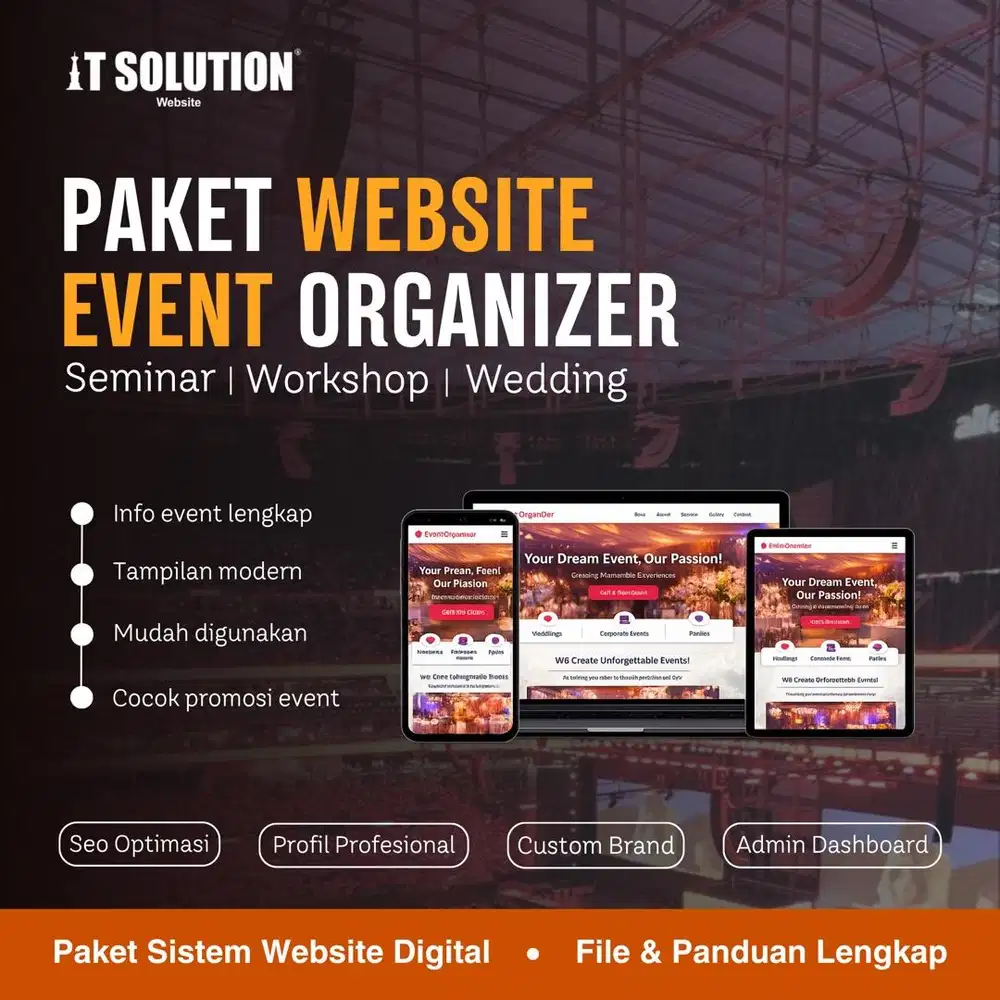 Paket Website Event Organizer di Bogor