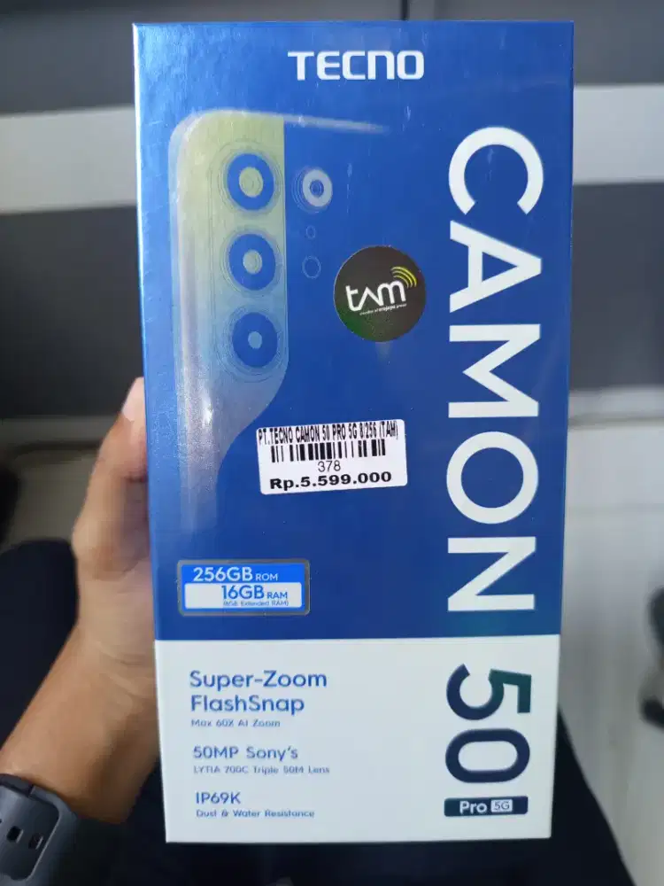 TECNO CAMON 50 PRO 5G 8/256 GB READY STOK DI TOKO ATLANTIS JEMPONG