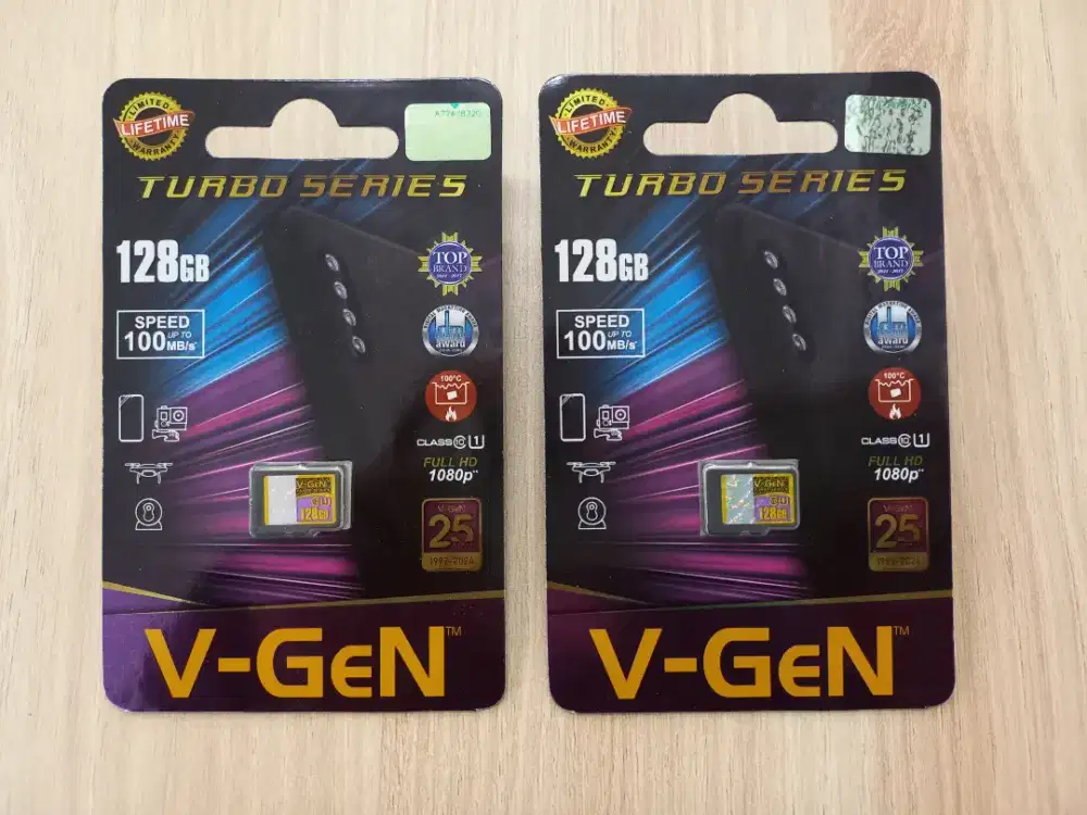 MicroSD V-GEN Turbo 128GB Class 10 UHS 1