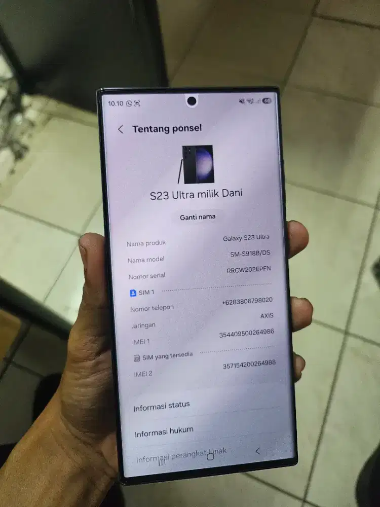 Samsung s23 ultra 12/512