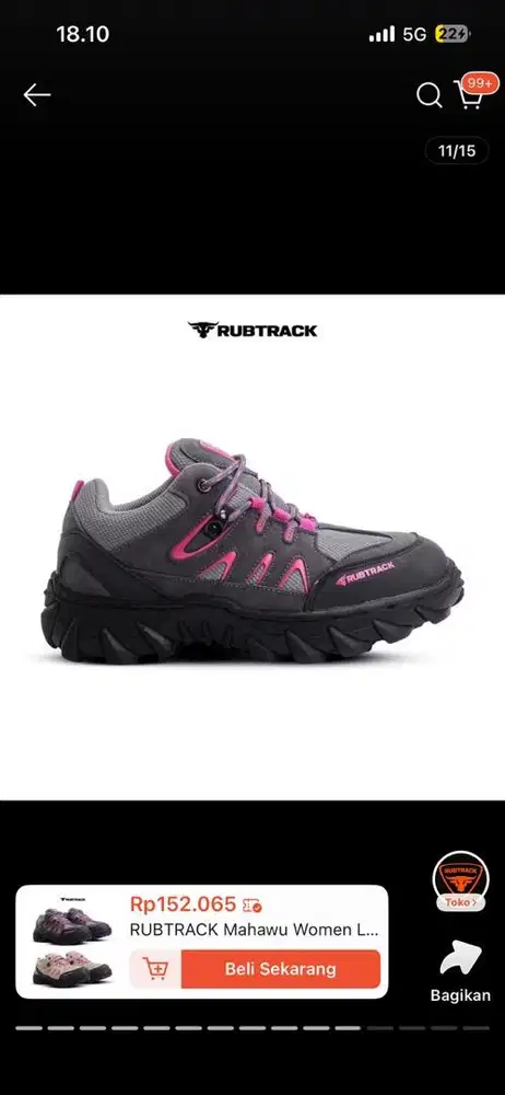 Sepatu Hiking Rubtrakc