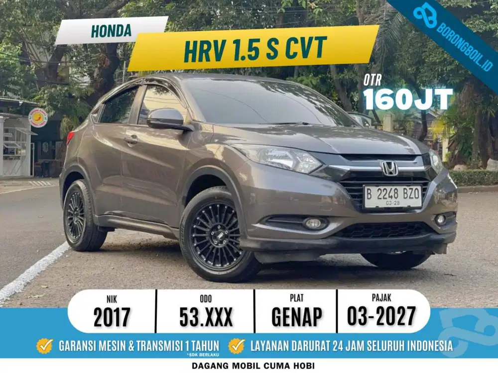 HRV 1.5 S cvt 2017 Abu-Abu