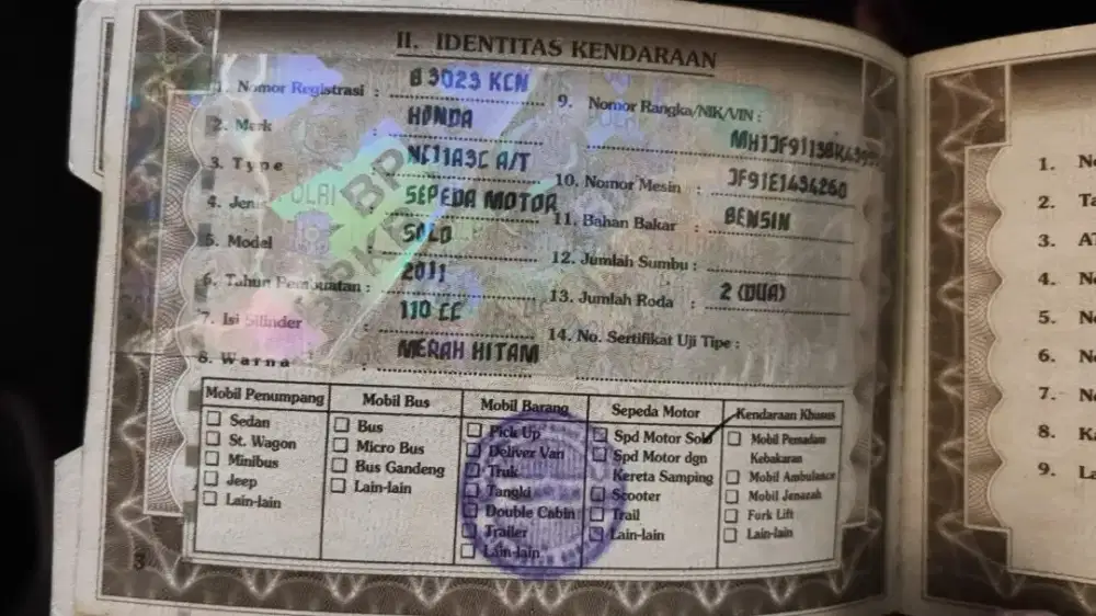 Jual bu perorangan