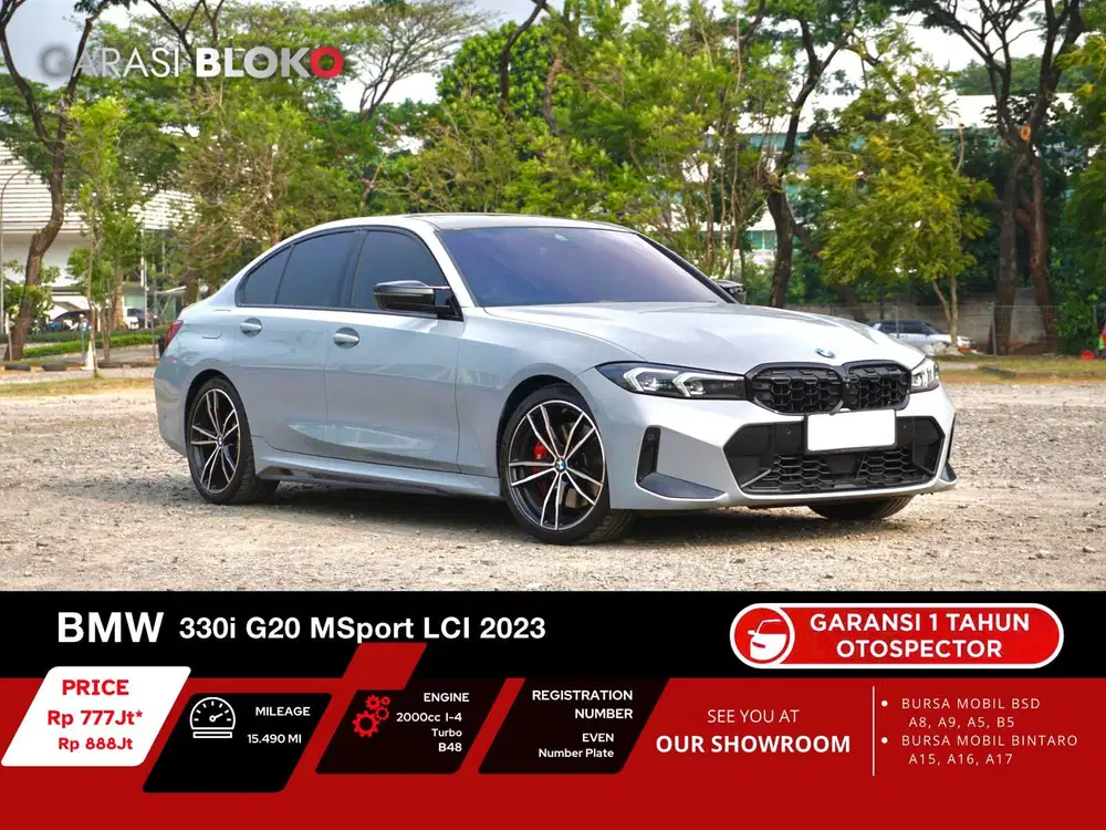 Odo 15rb Warranty ON - BMW 330i G20 LCI MSport B48 2023