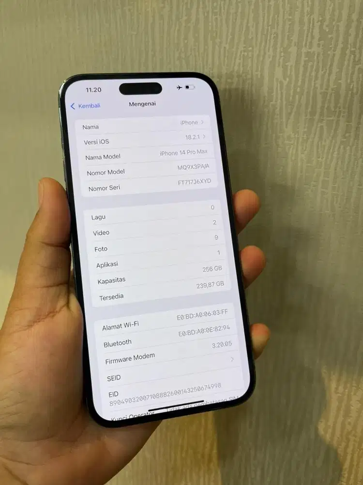 Iphone 14 pro max 256 ibox