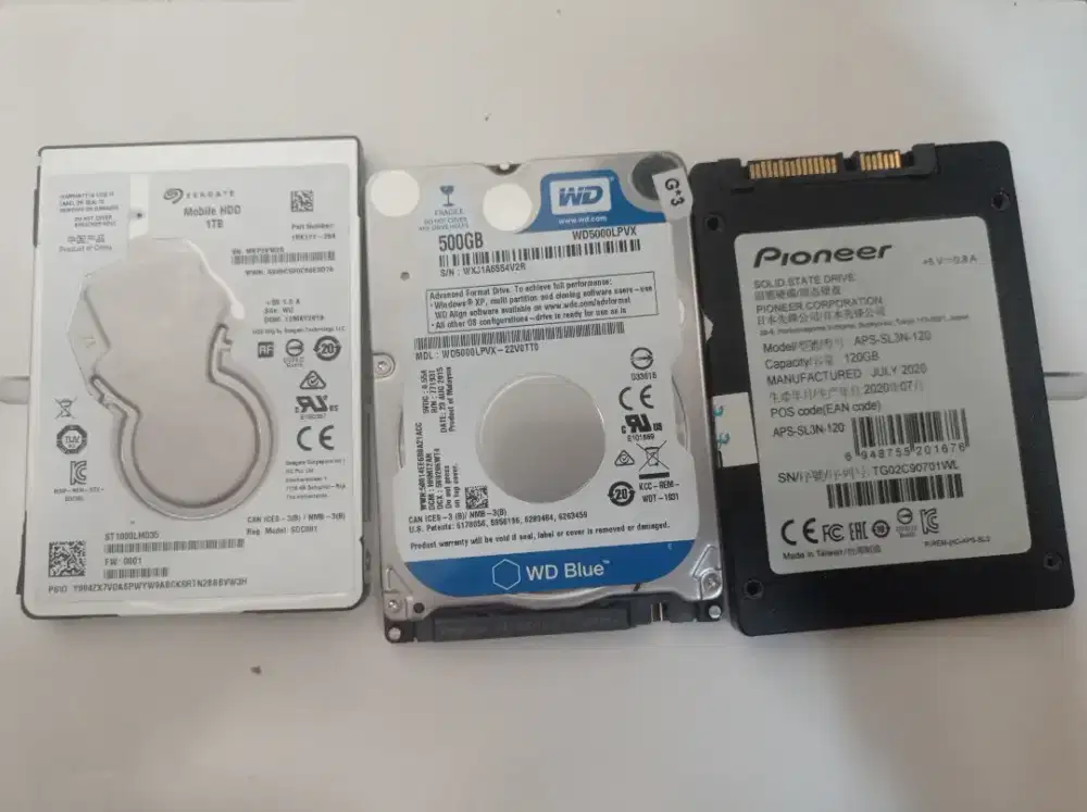 SSD & HDD  Internal Ex Laptop