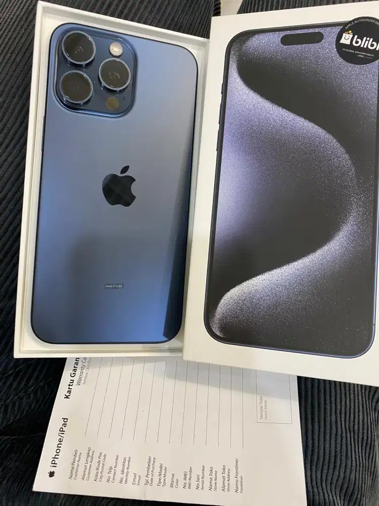iPhone 15 Promax 256gb resmi Likenew