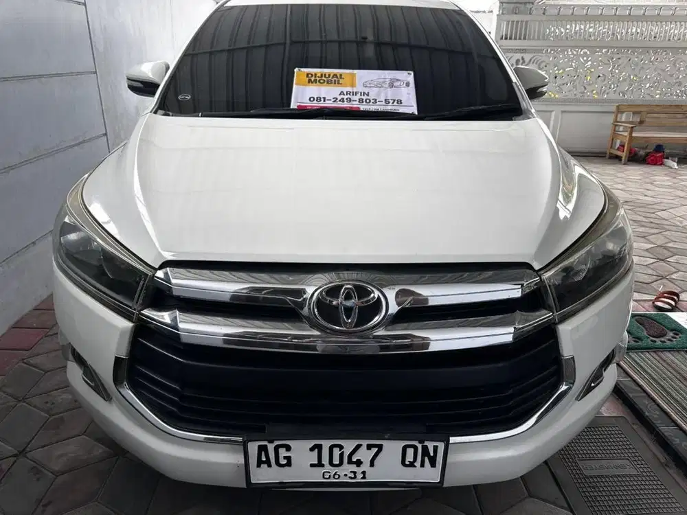 Innova putih 2016 manual bensin 2.0 G inova gasoline inofa pertalite