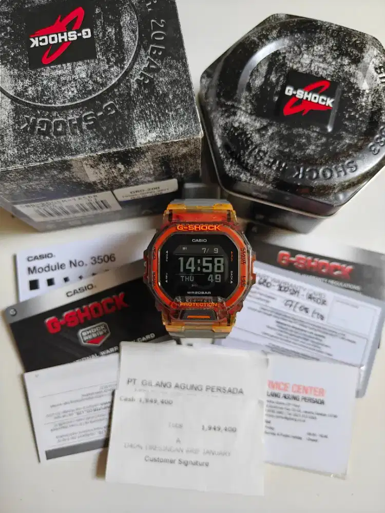Casio G-Shock GBD 200SM 1a5dr original garansi Masih panjang