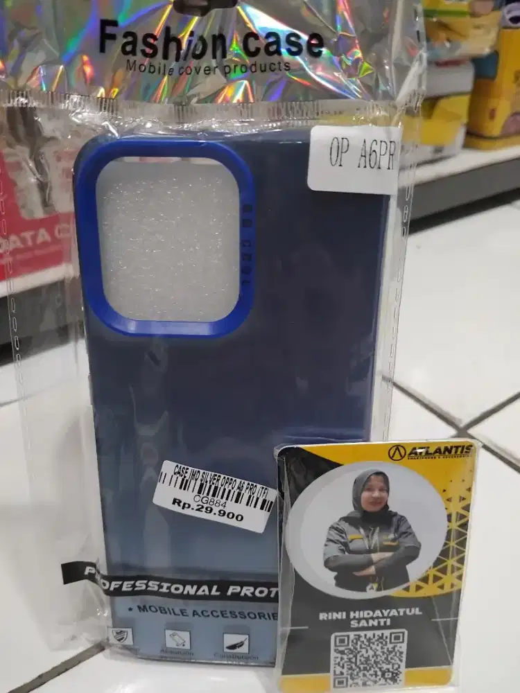 CASE IMD SILVER OPPO A6 PRO | ATLANTIS DAHSYAT