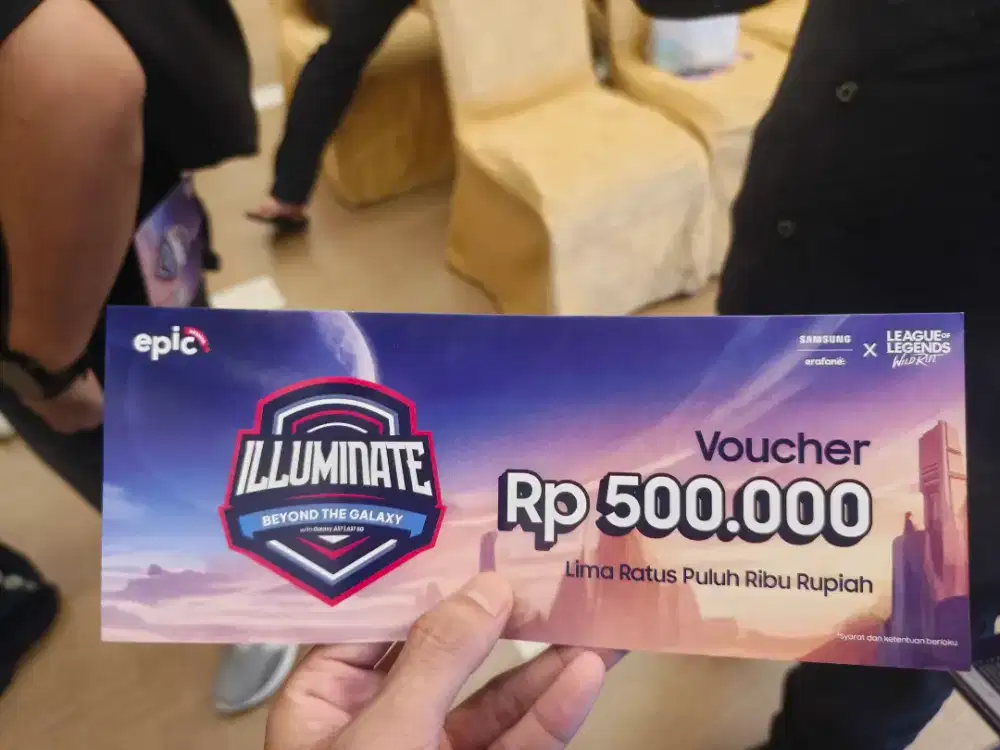 Dijual Voucher Nominal 500k ( Bisa Nego Lagi Asal Cocok )