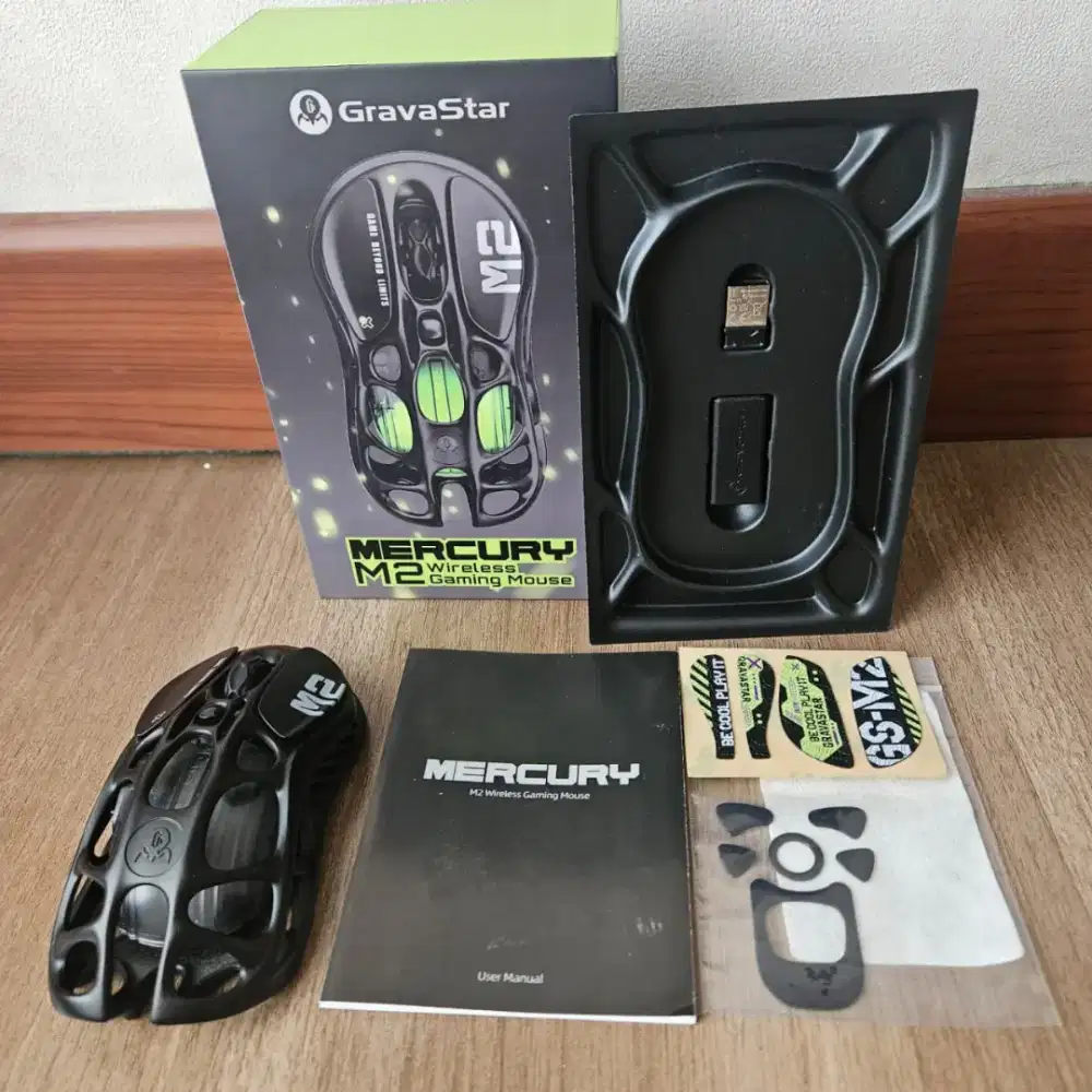 Gaming Mouse Gravastar Mercury M2 Black Mint Condition