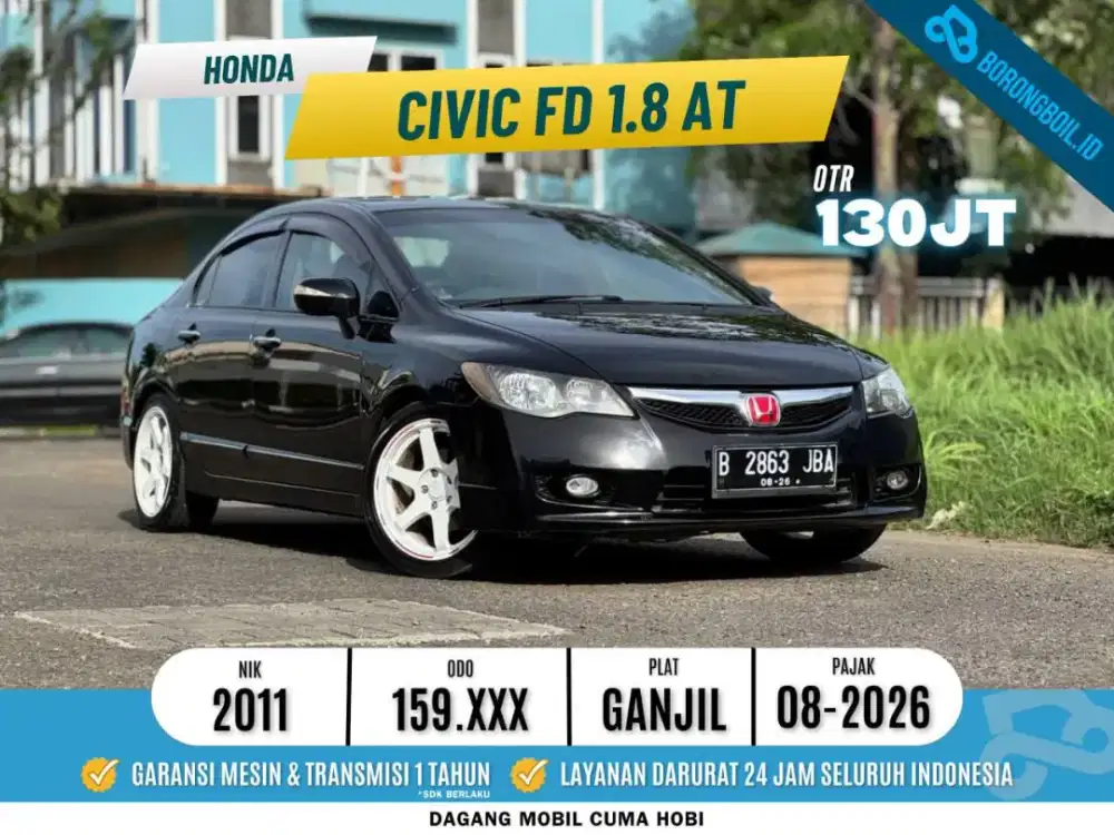 Honda Civic Fd 1.8 At 2011 TERMURAH