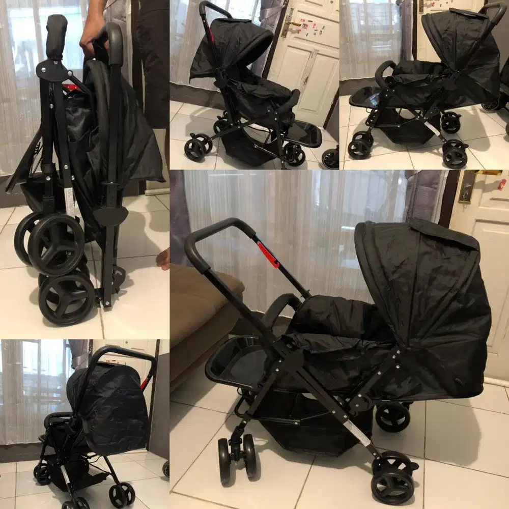 Stroller Bayi Warna Hitam