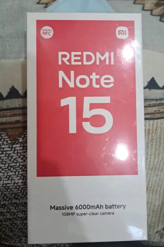 Redmi Note 15 Baru RAM 8GB ROM 256GB Kamera 108MP Pelajar/Pekerja