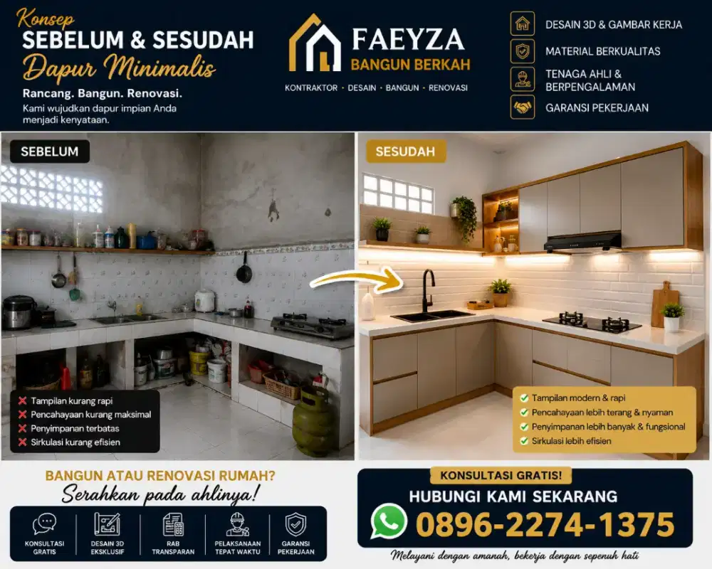 Jasa Renovasi & Bangun Rumah | Desain, RAB & Gambar Kerja