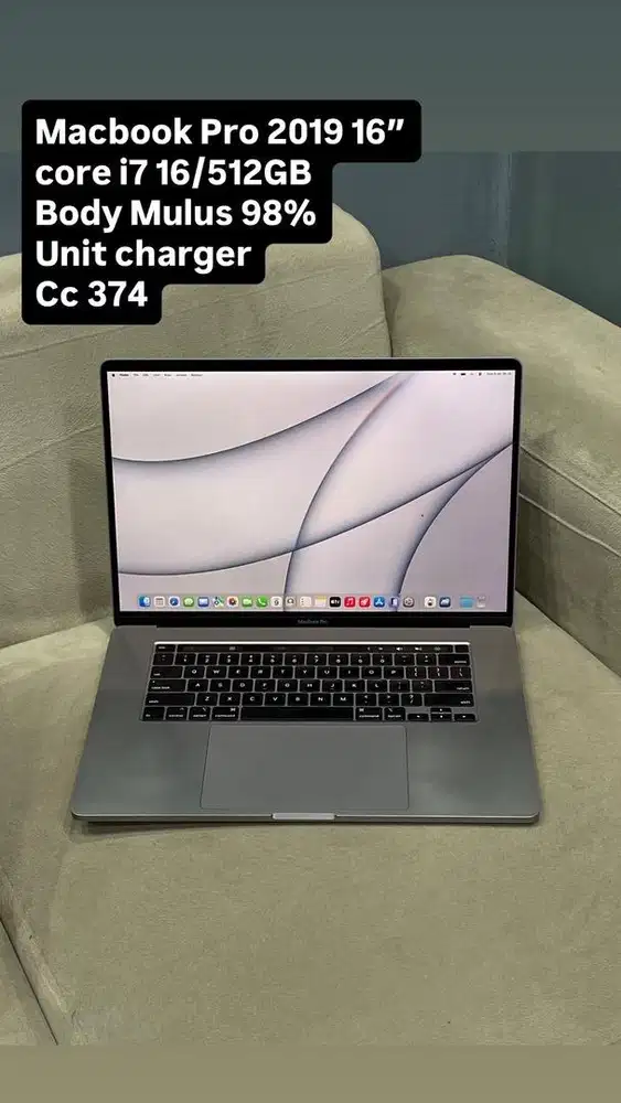 Macbook Pro 2019 MVVJ2 16” Core i7 16/612GB Gray