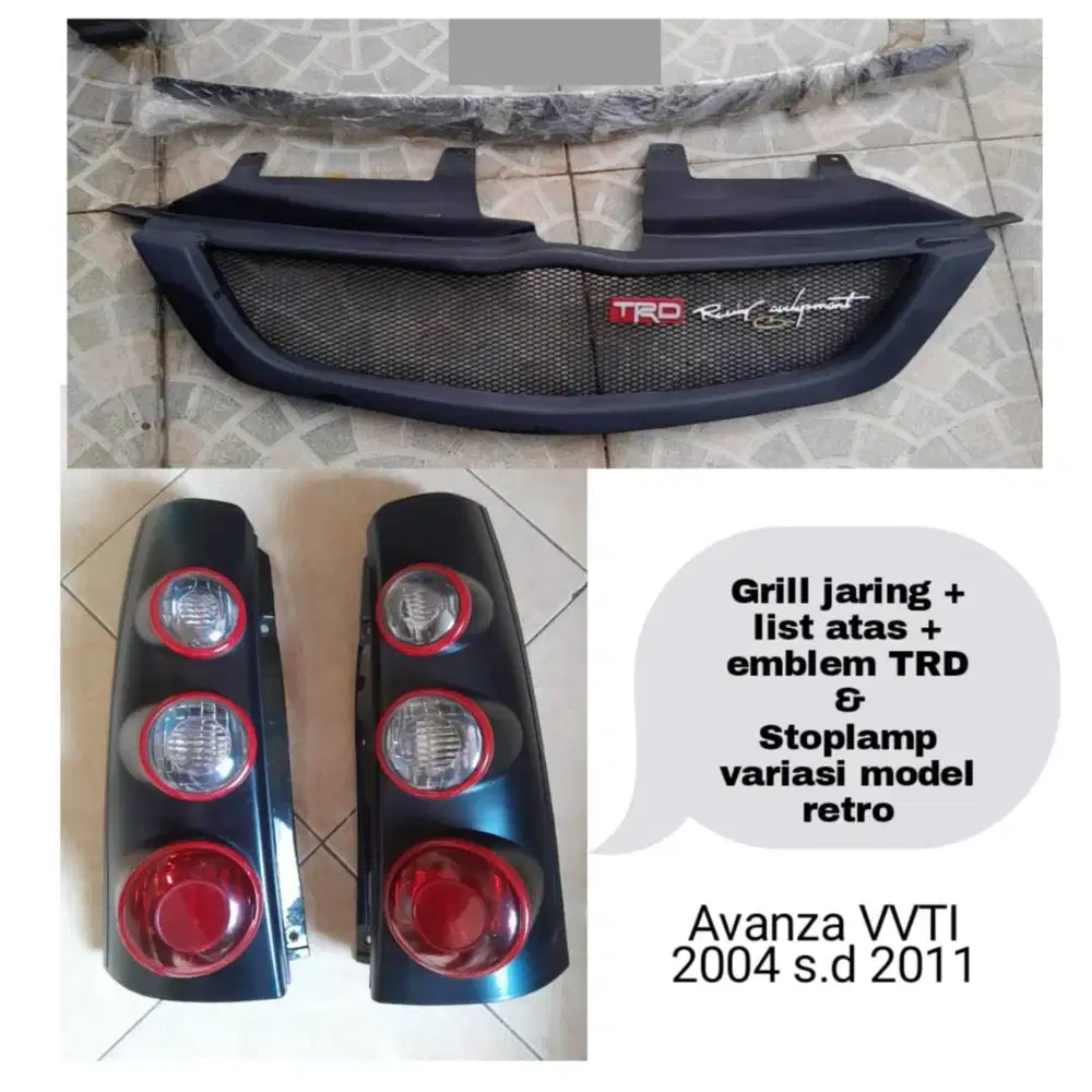 Paket Variasi Ex. Avanza VVTi