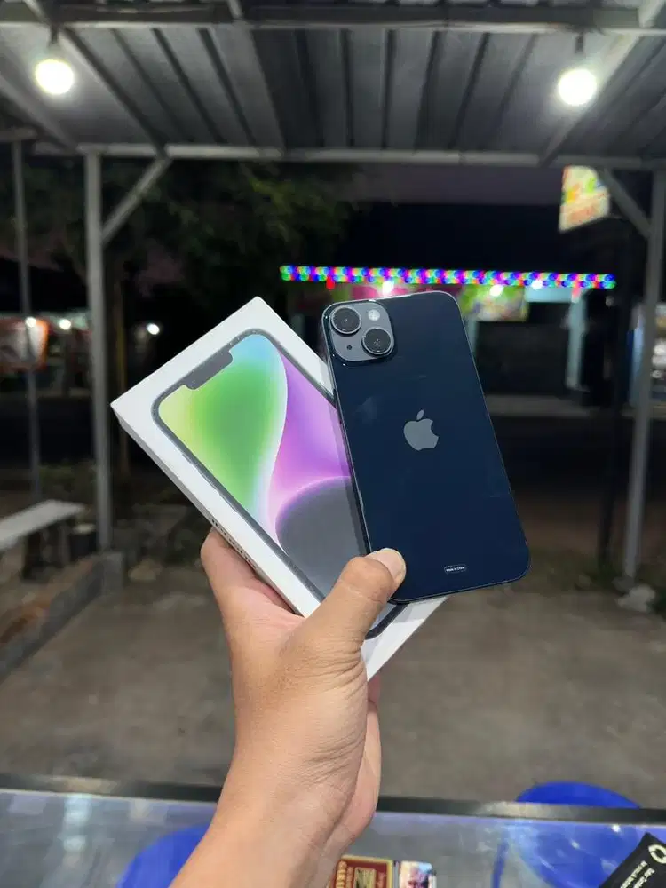 Iphone 14 128gb iBox Resmi Lengkap Mulus Bh 99%