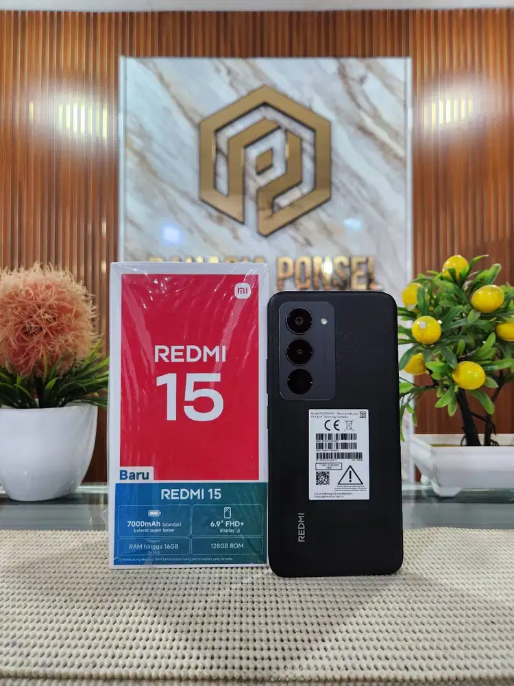 Redmi 15 Ram 8+8Gb/ 128Gb Fullset Mulus Original 100% Like New Bergara