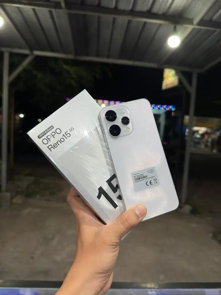 Oppo Reno 15 5G 12/256gb Second Lengkap Ori Mulus