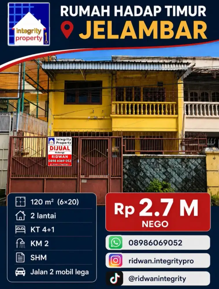 IP3141:  Rumah Lokasi Bebas Banjir di Jelambar