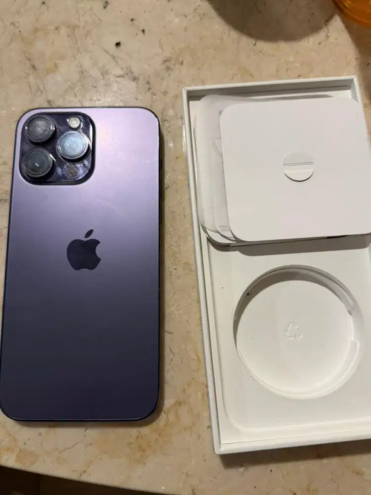 Dijual Ip 14 Pro Max 128 GB Purple Ex Ibox