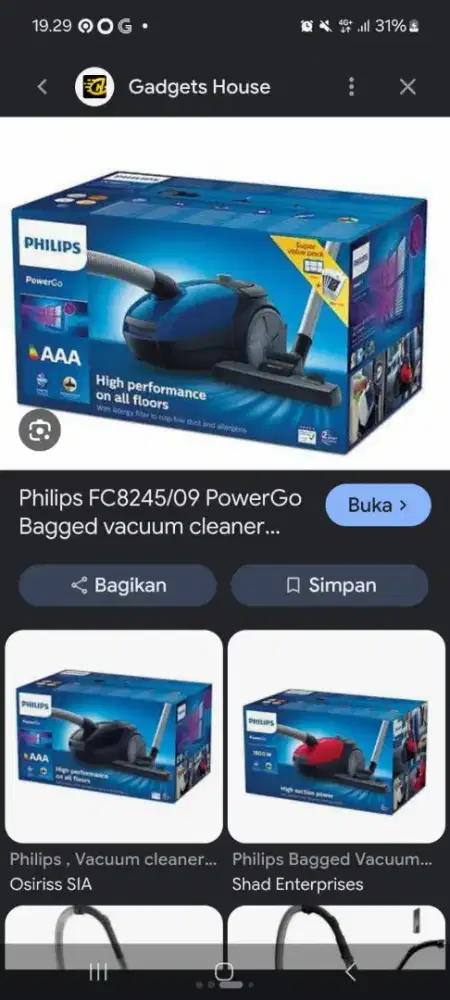 DI JUAL VACUM CLEANER