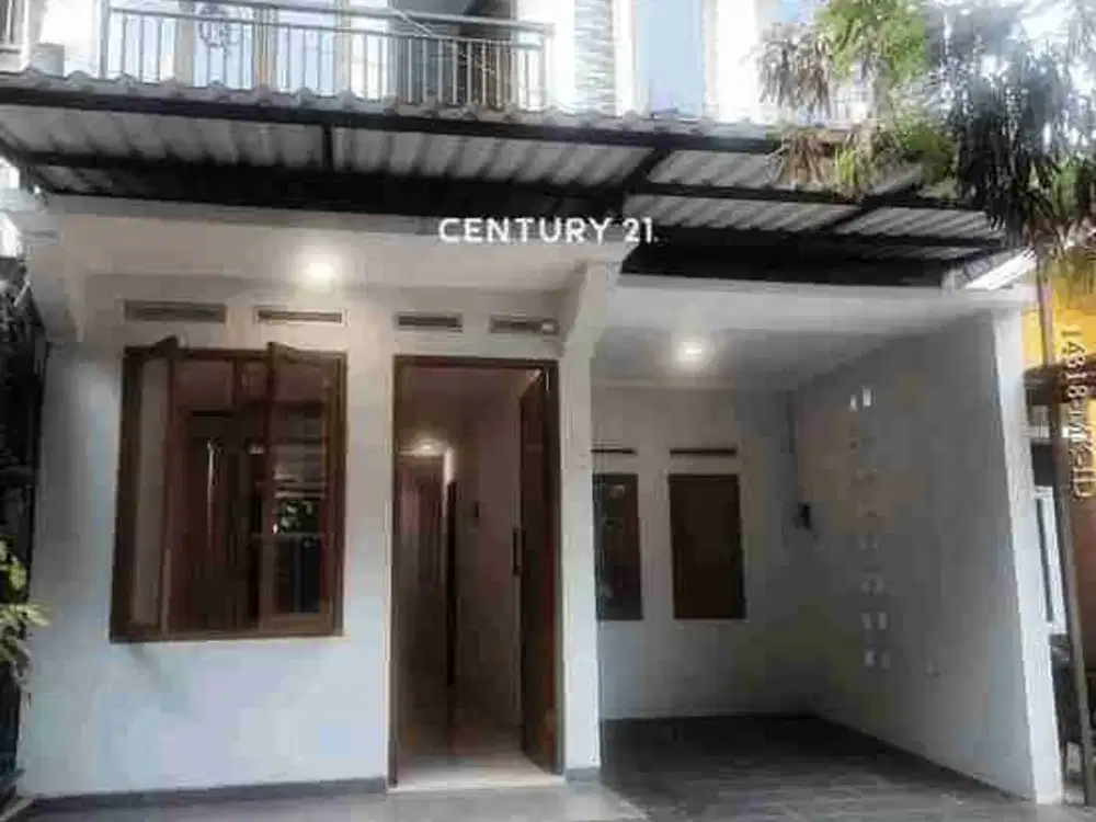 Rumah sudah renovasi 2.5 lantai dalam Cluster dekat Stasiun Jurangmangu