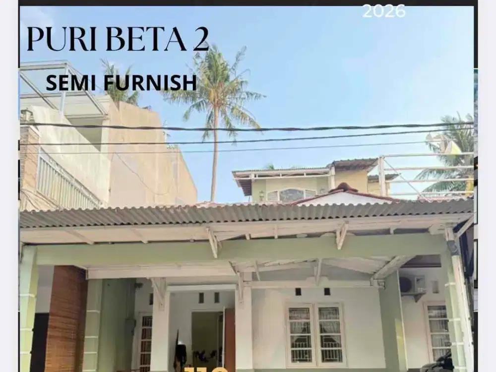 Disewakan rumah puri beta 2 siap huni