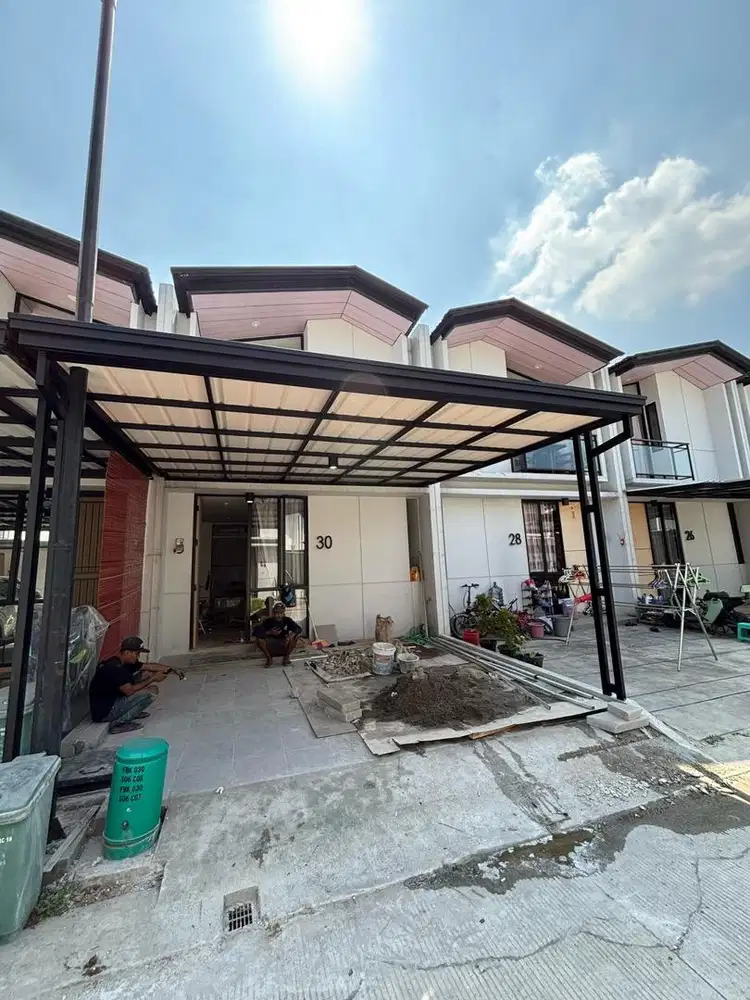 Pemasangan kanopi minimalis