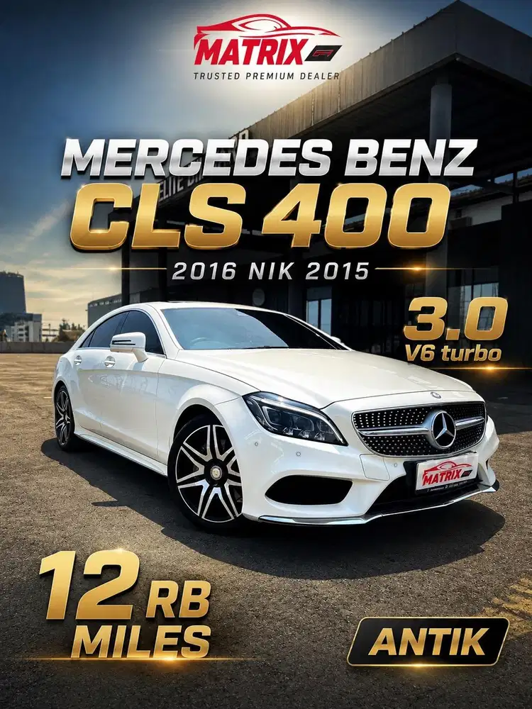 2015[12 RB MILES] MERCEDES BENZ CLS400 LOW KM ANTIK! CLS400! Mercy CLS