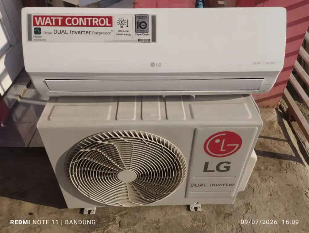 Ac bekas LG dual inverter  r32 1/2pk+pasang garansi