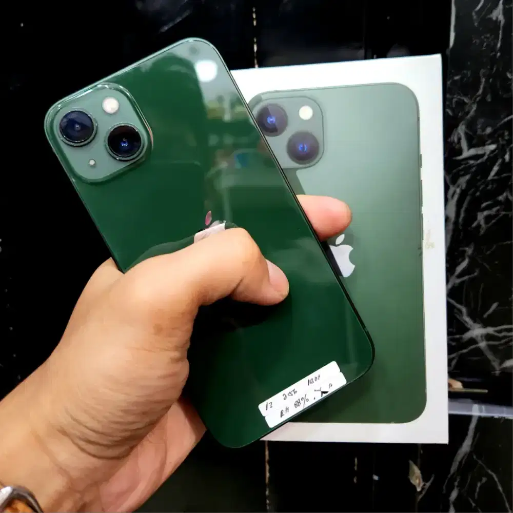 iPhone 13 256gb, ex iBox, Green, Free Adapter 20watt no minus