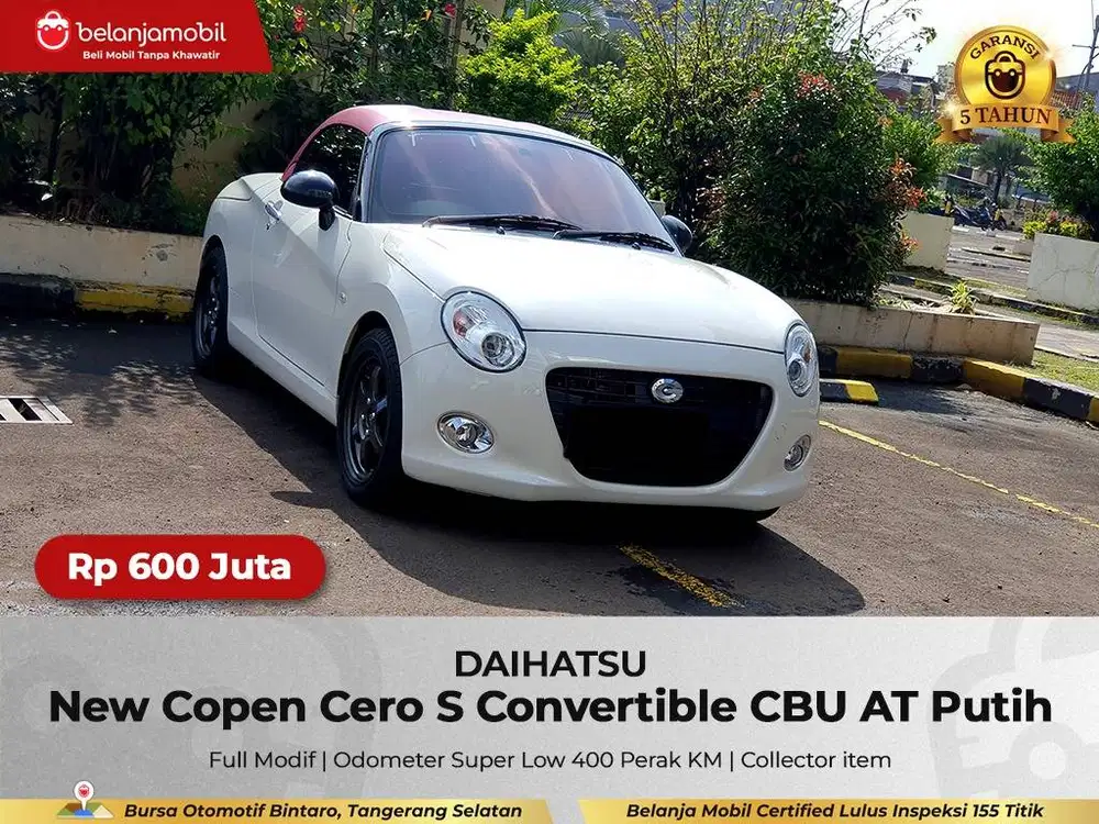 [ ODO 400 PERAK KM ] Daihatsu Copen Cero S Convertible CBU 2026/2025