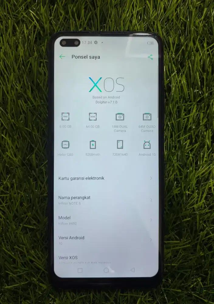 INFINIX NOTE 8 RAM 6