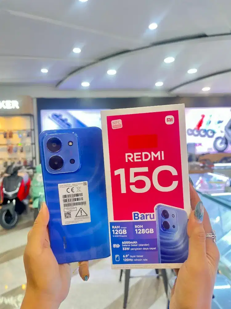 REDMI 15C 6/128 GARANSI 1 TAHUN