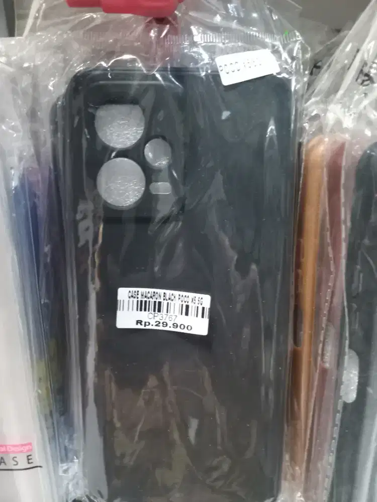 CASE MACARON BLACK POCO X5 5G ATLANTIS DAHSYAT