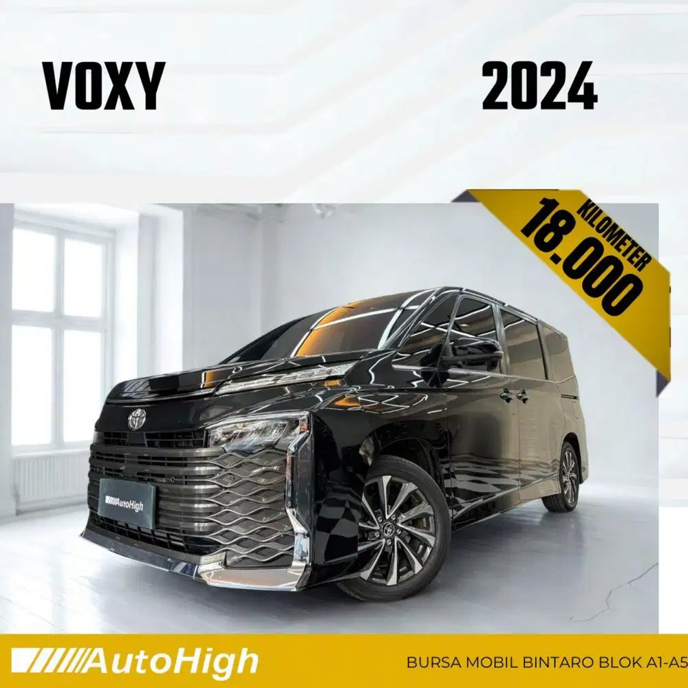 DP10% [Km18.000] Voxy 2024 Black Reg 2025 #AUTOHIGH