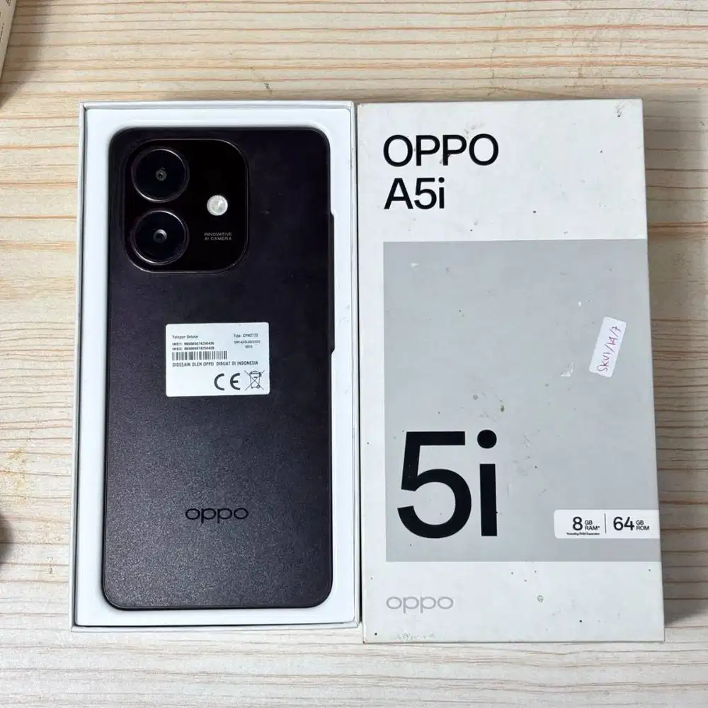 OPPO A5i 4GB/64GB ALL Normal Siap pakai
