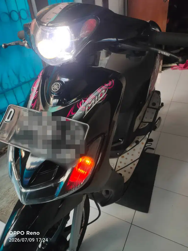 Mio hitam 2011 lampu depan biled terawat