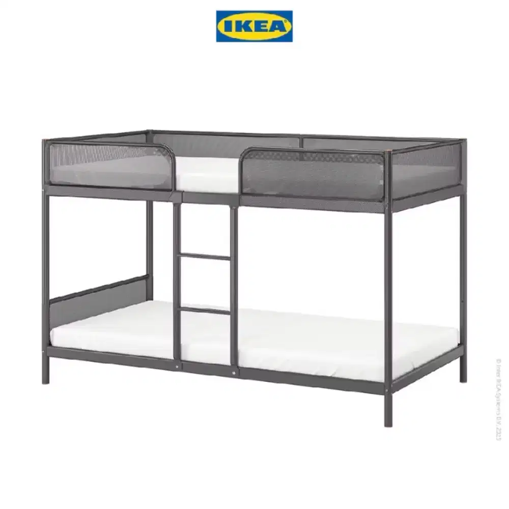 Rangka kasur tingkat IKEA (Bonus kasur 2 pcs)