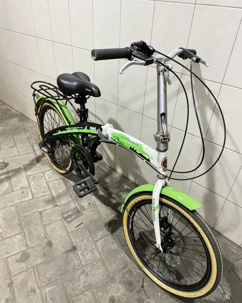 Sepeda lipat uk20 cakram