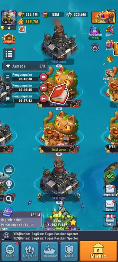 Jual Akun High Seas Hero
Markas Lv 30 • Lv 146 • VIP 13
Power 219,7M