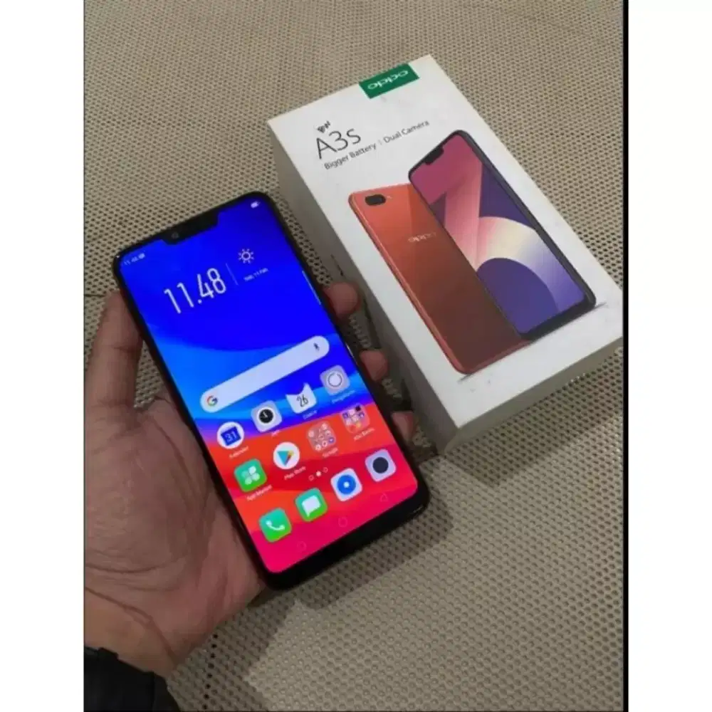 oppo a3s lengkap siap pakai