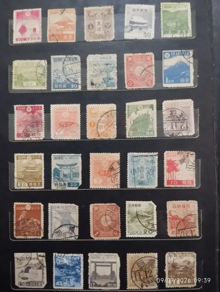 Prangko Jepang kuno